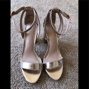 Rose Gold Heels (almost new worn 1x)